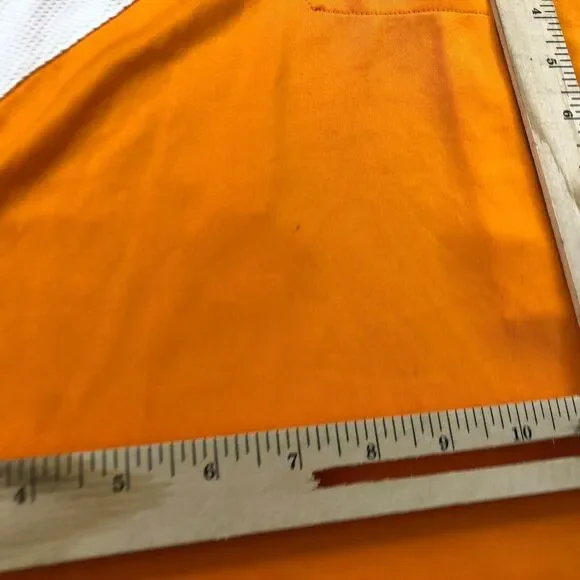 Tennessee Volunteers Polo Shirt Men Small Orange Spell Out Embroidered Logo - Picture 10 of 12